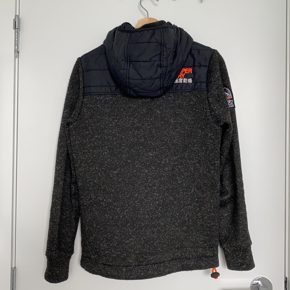 SOLD Superdry Storm Hybrid Zip Hoodie - Picture 2 of 11